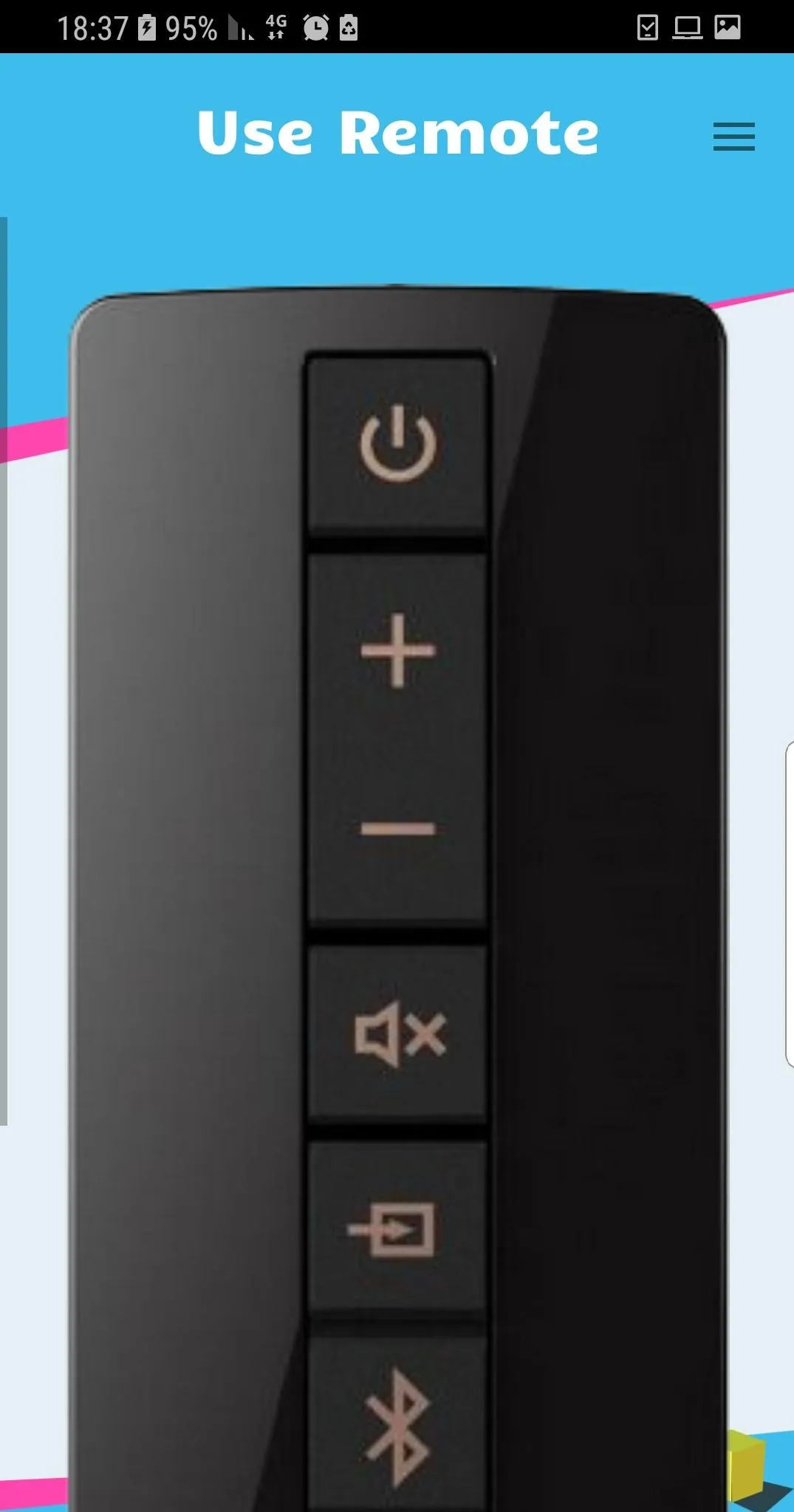 Remote for Klipsch Soundbar | Indus Appstore | Screenshot