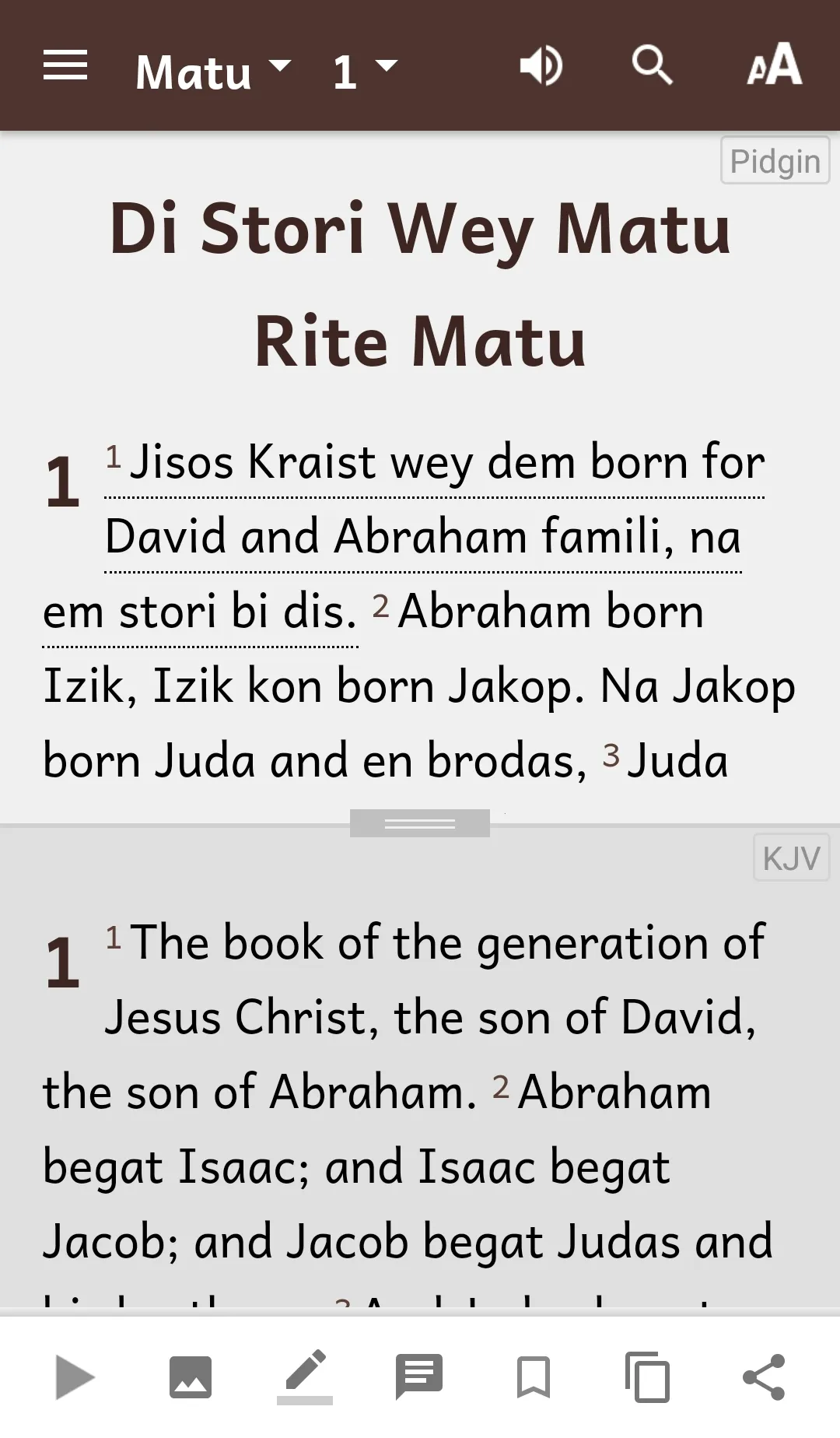 Naija Pidgin with KJV Bible | Indus Appstore | Screenshot