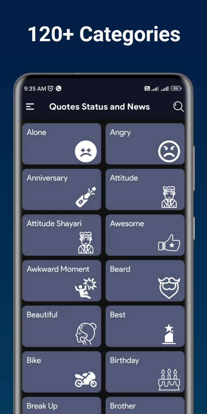 Quotes and Status - News | Indus Appstore | Screenshot