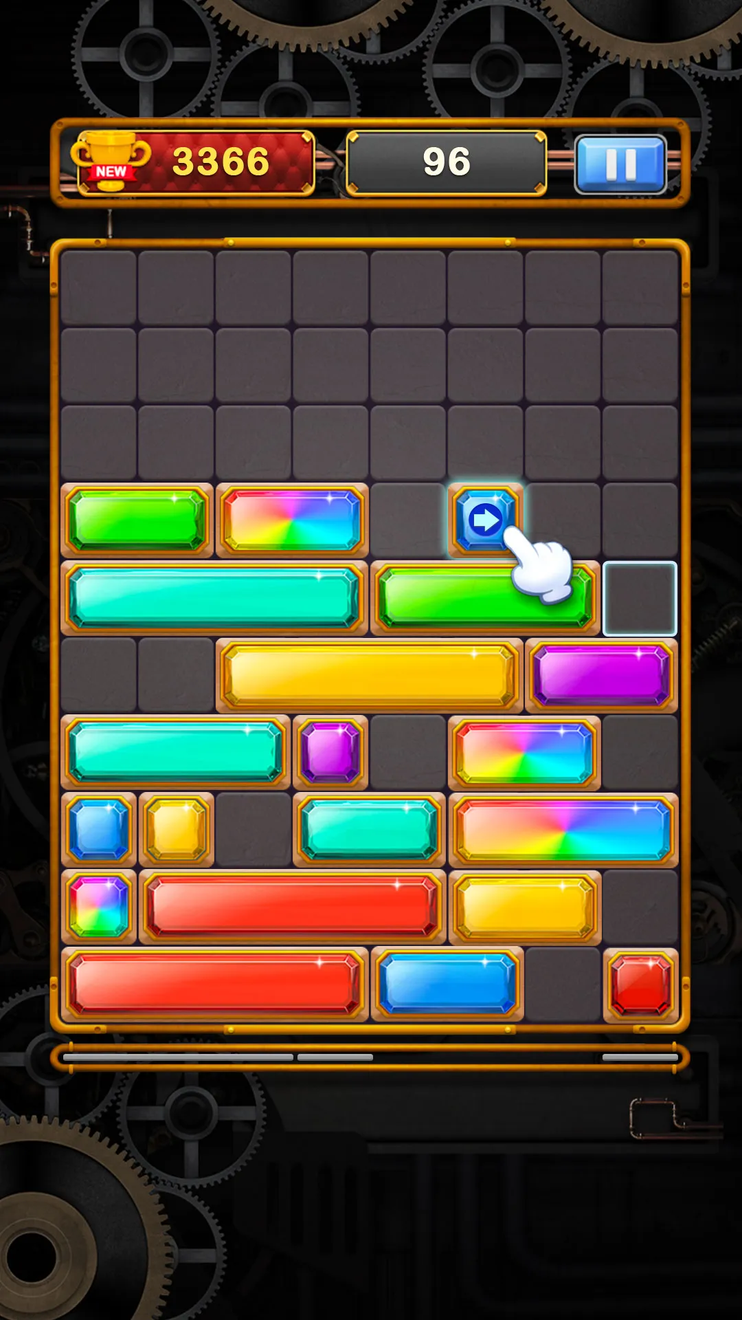 Sliding Gem - Falling Jewel Dr | Indus Appstore | Screenshot