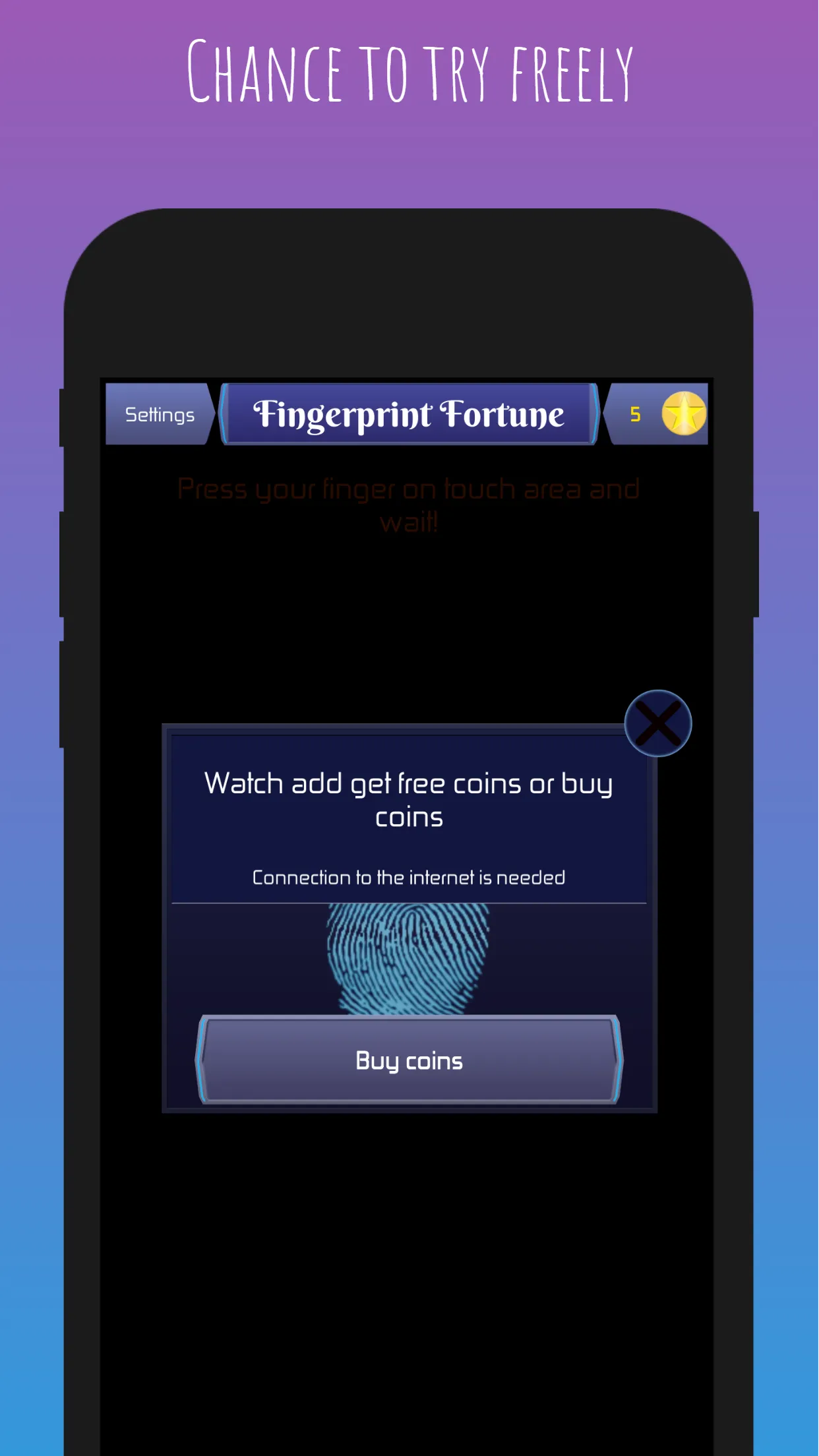 FingerPrint Scanner - Horoscop | Indus Appstore | Screenshot