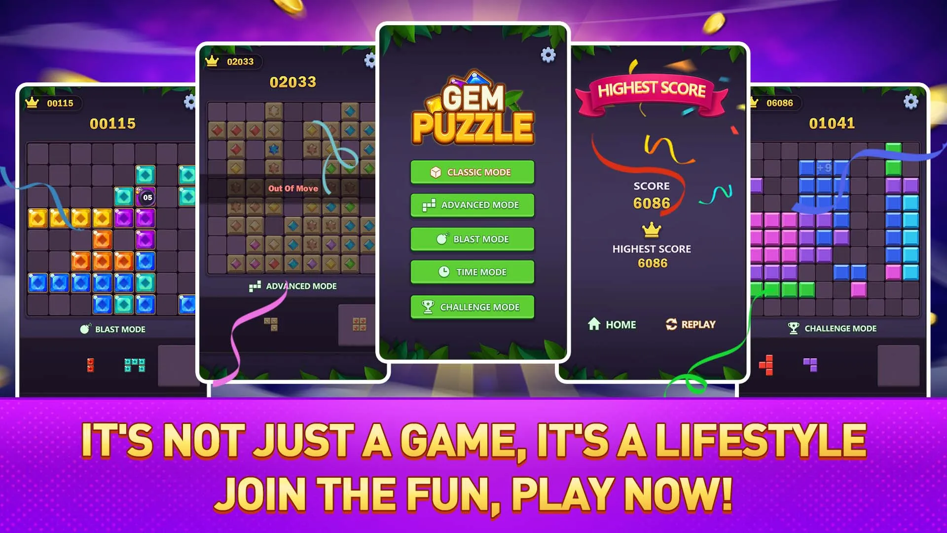 Gem Puzzle | Indus Appstore | Screenshot