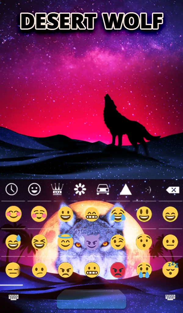 Desert Wolf Wallpaper Theme | Indus Appstore | Screenshot