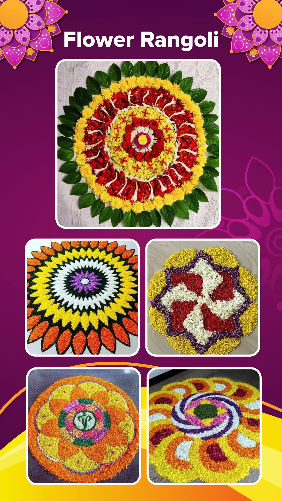 Diwali Rangoli Designs | Indus Appstore | Screenshot