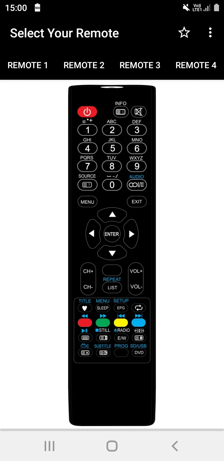 Vision TV Remote | Indus Appstore | Screenshot