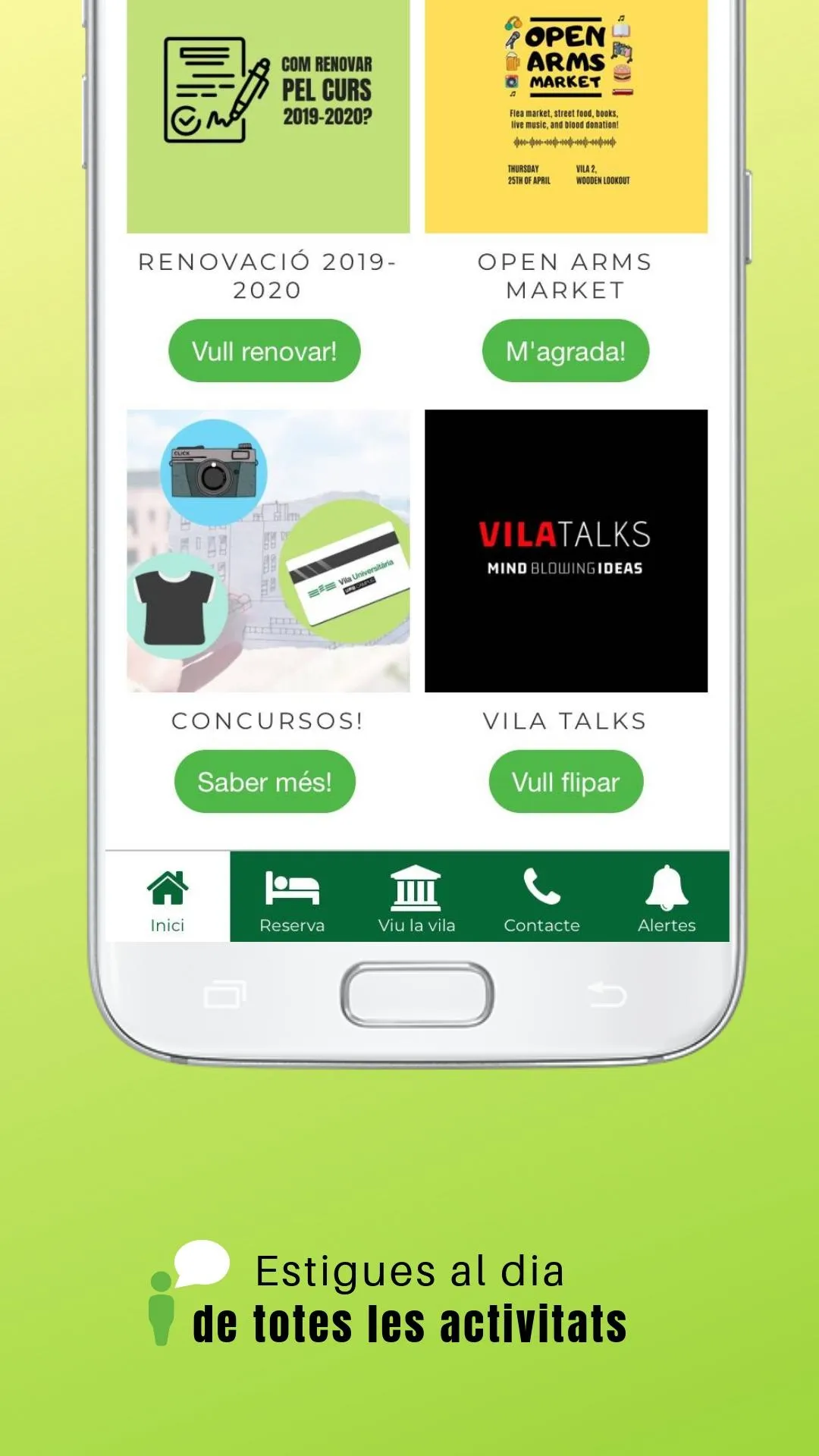 VilAPP, tot sobre la Vila UAB | Indus Appstore | Screenshot