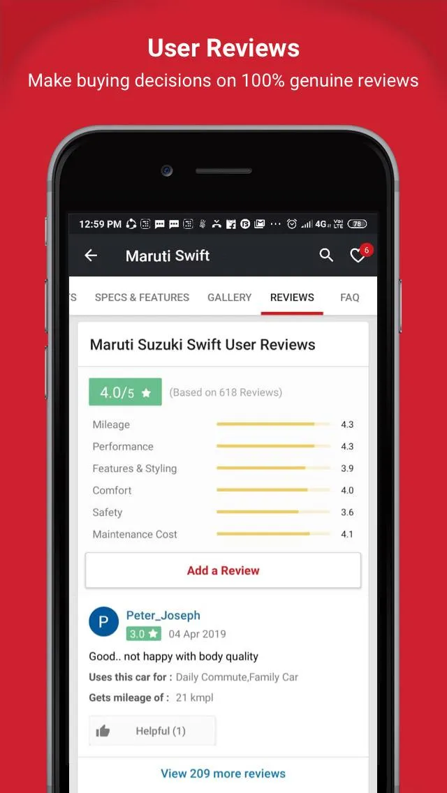 ZigWheels - Car, Bike & Review | Indus Appstore | Screenshot