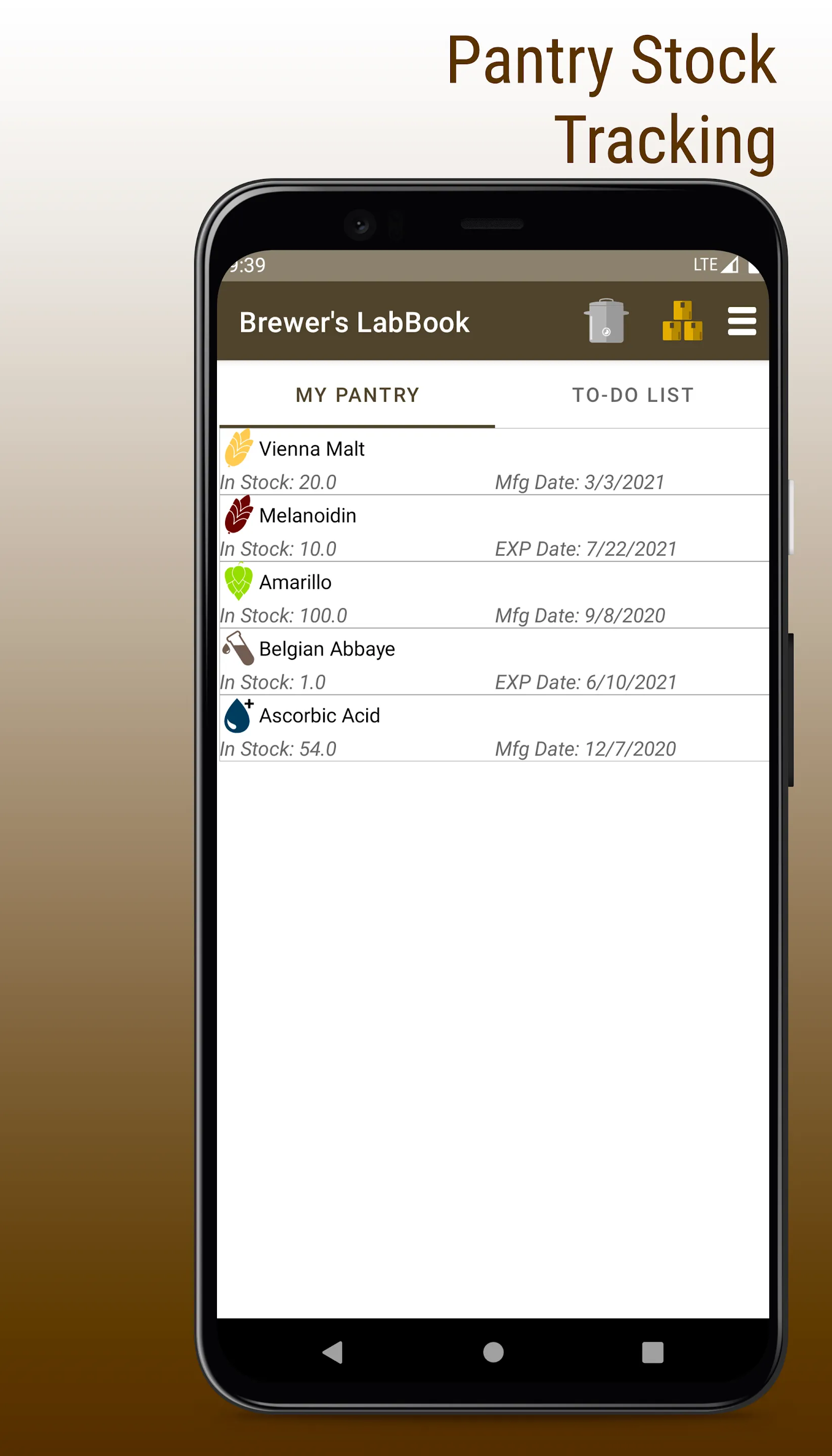 Brewer's LabBook | Indus Appstore | Screenshot