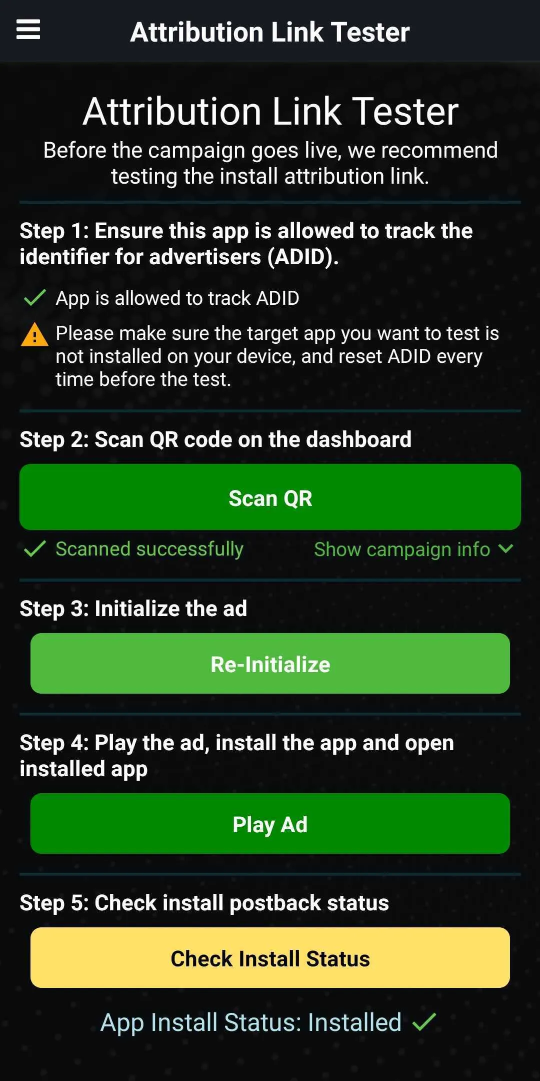 Ad Testing for Unity Ads | Indus Appstore | Screenshot