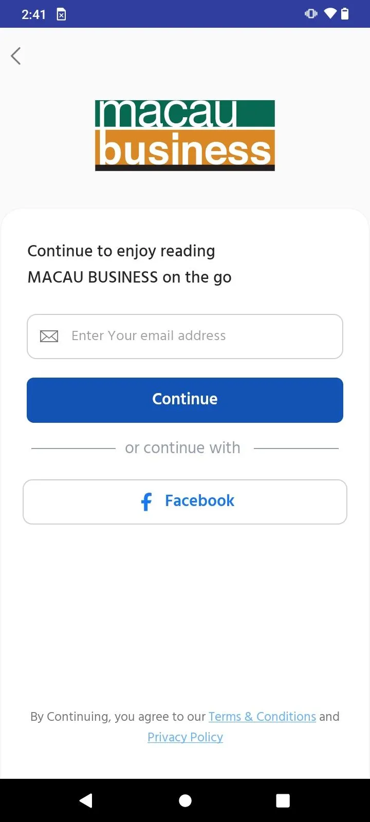 Macau Business | Indus Appstore | Screenshot