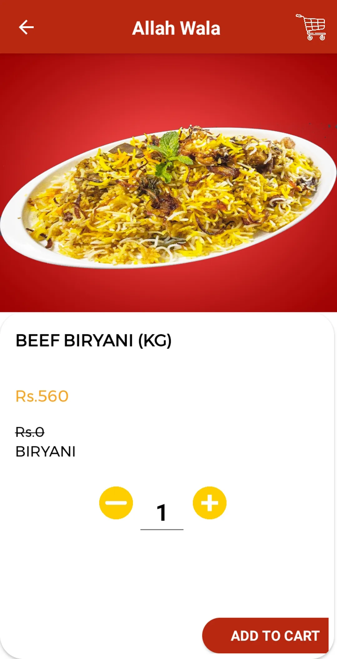 Allah Wala Biryani | Indus Appstore | Screenshot