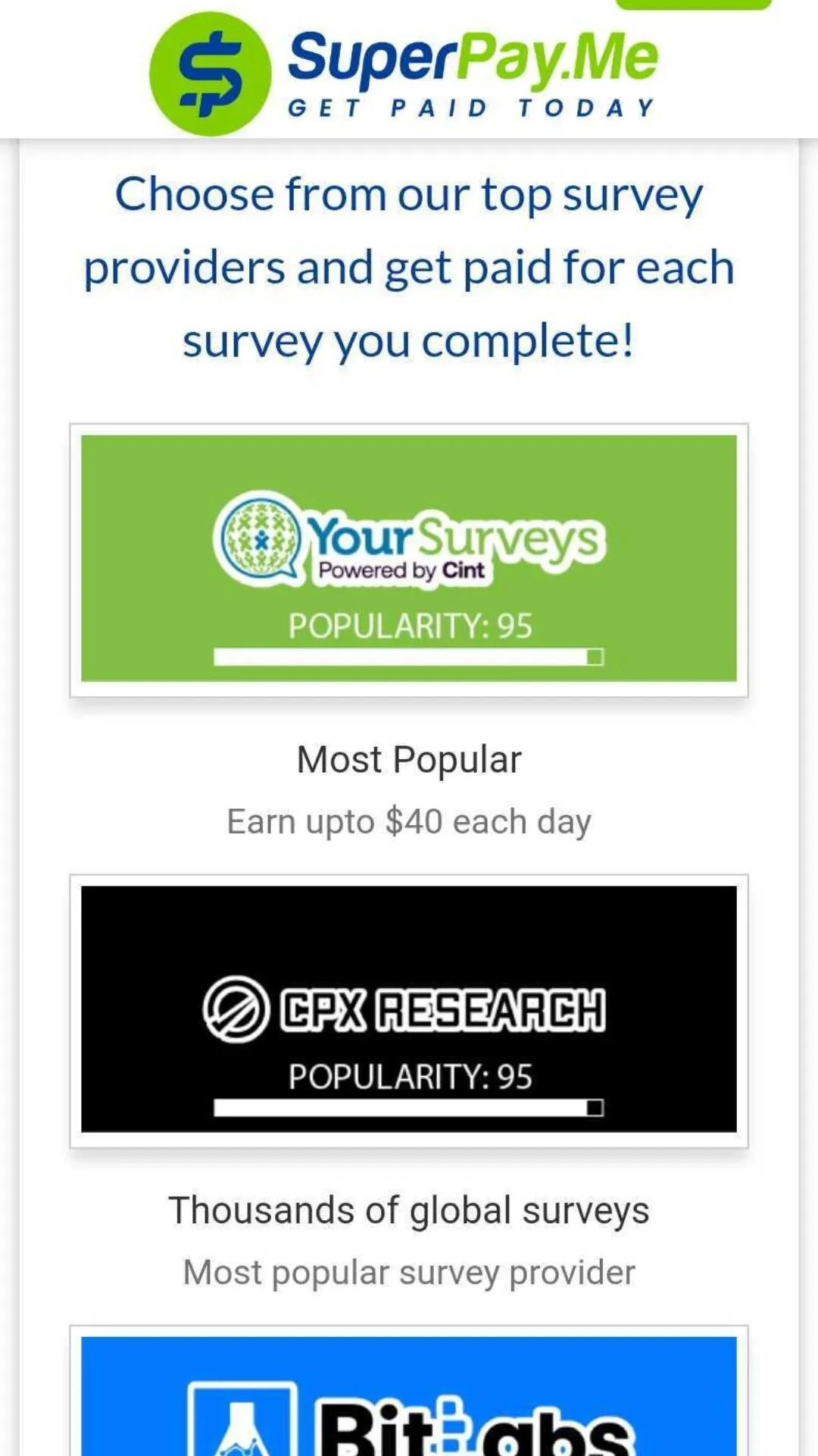 SuperPayMe: Paid Cash Surveys | Indus Appstore | Screenshot