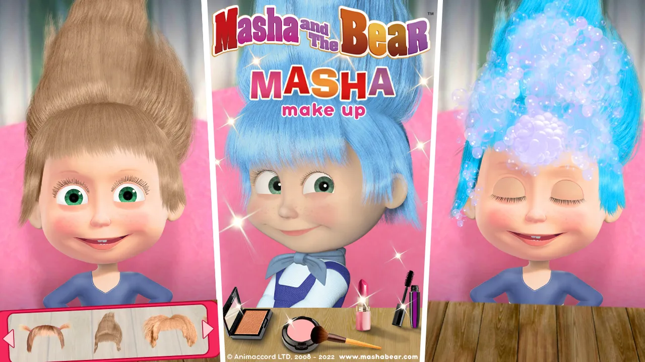 Masha and the Bear: Salon Game | Indus Appstore | Screenshot