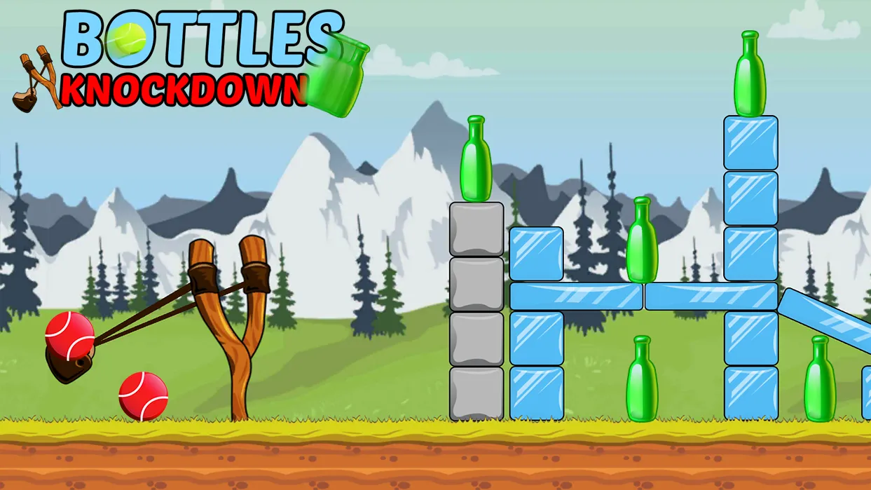 Bottle Shooting Game Knock | Indus Appstore | Screenshot