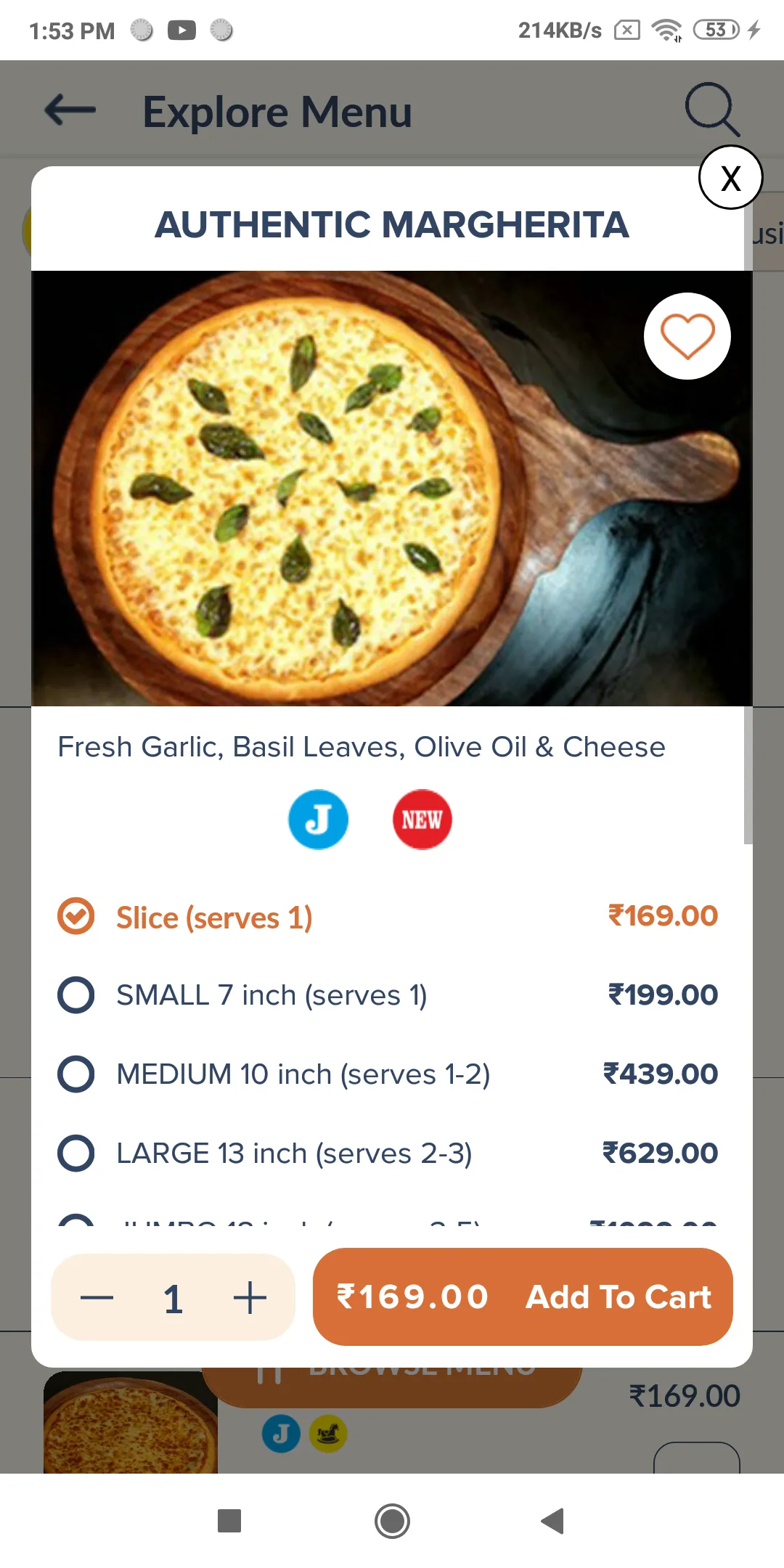 The Great Indian Pizza | Indus Appstore | Screenshot