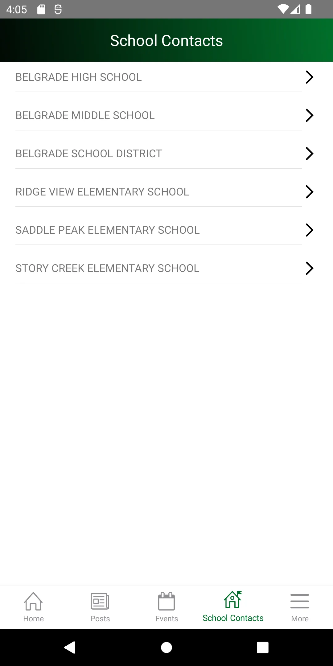 Belgrade School District | Indus Appstore | Screenshot