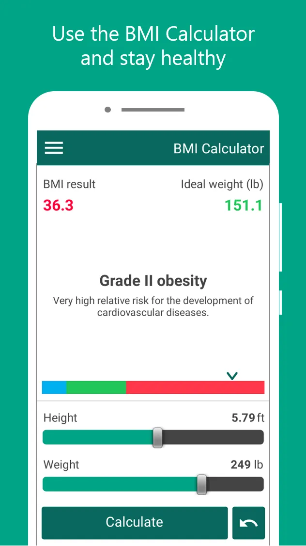 My BMI: BMI Calculator | Indus Appstore | Screenshot