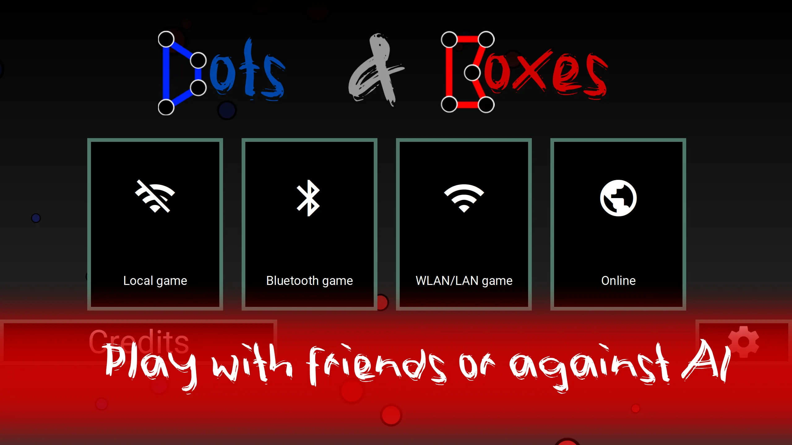 Dots & Boxes Bluetooth/Online | Indus Appstore | Screenshot