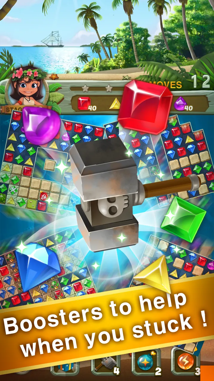 Paradise Jewel: Match 3 Puzzle | Indus Appstore | Screenshot