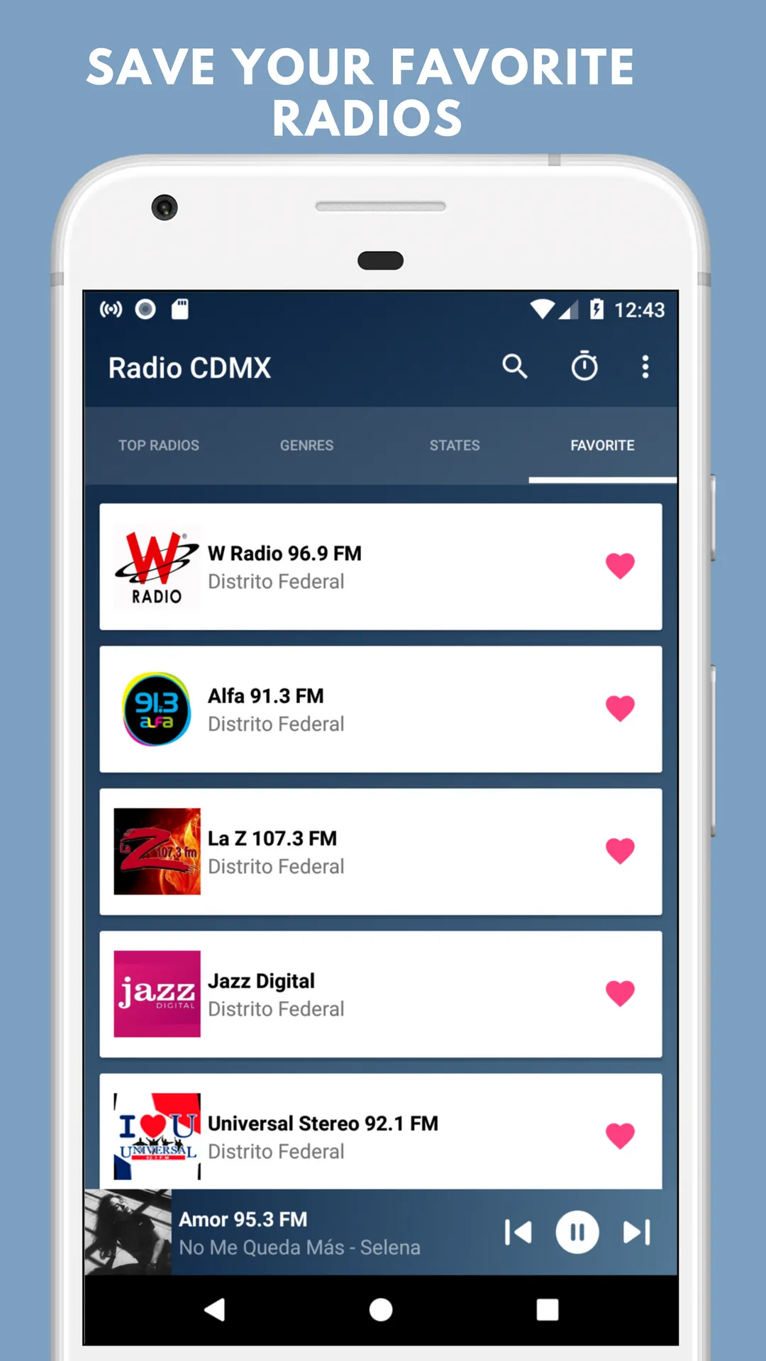 Radio Mexico City - CDMX FM AM | Indus Appstore | Screenshot