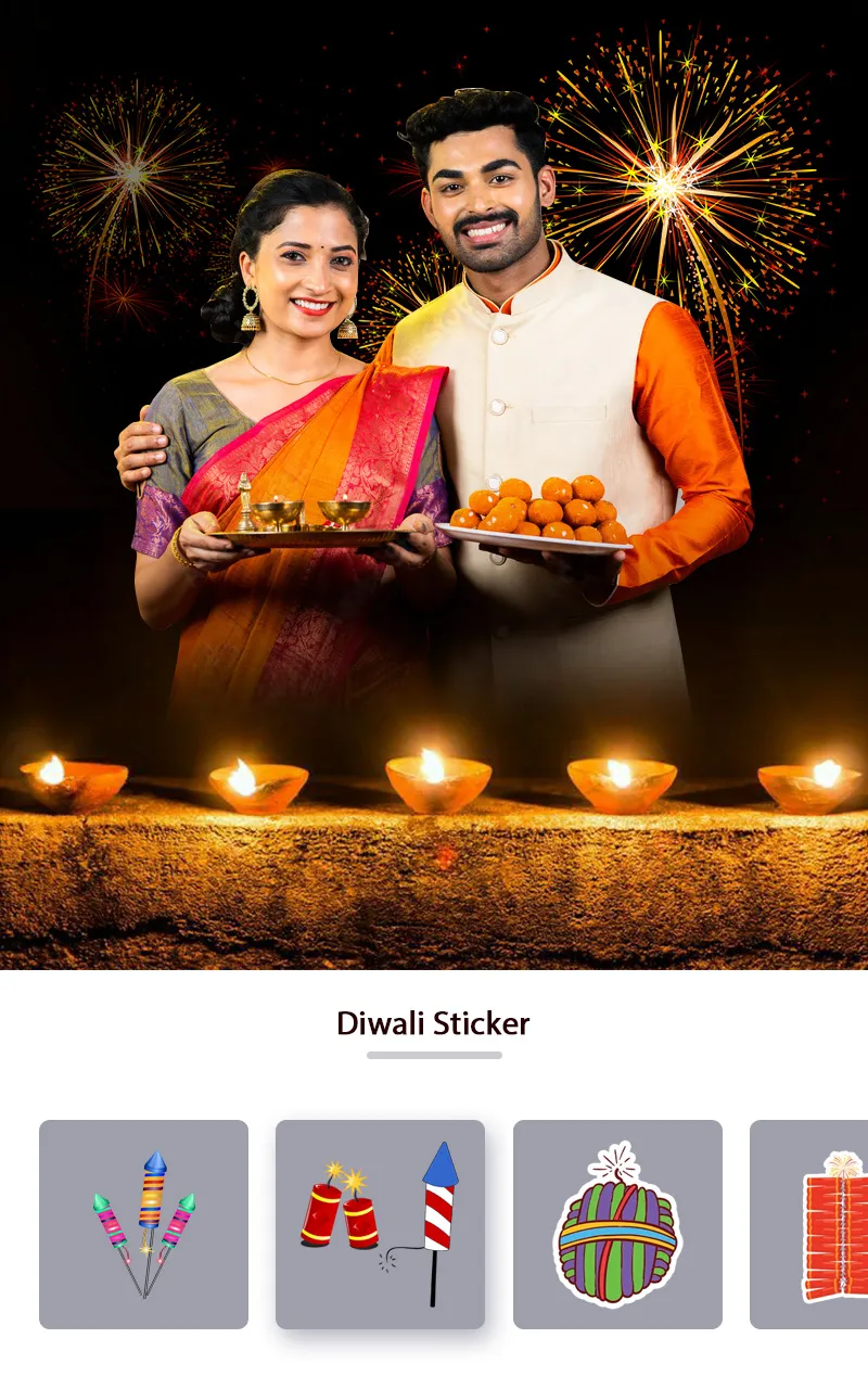 Diwali Photo Editor | Indus Appstore | Screenshot