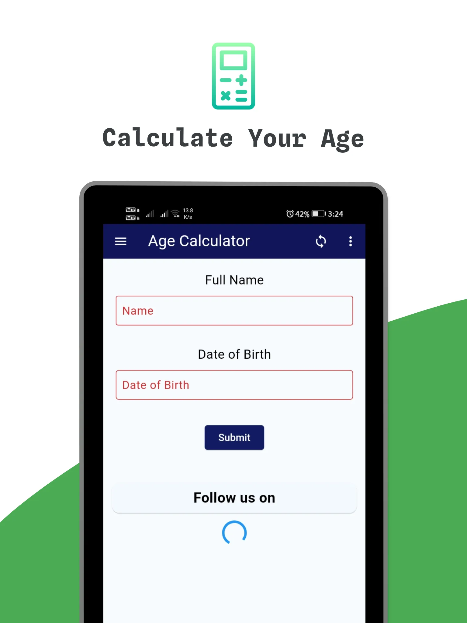 My Age Calculator | Indus Appstore | Screenshot