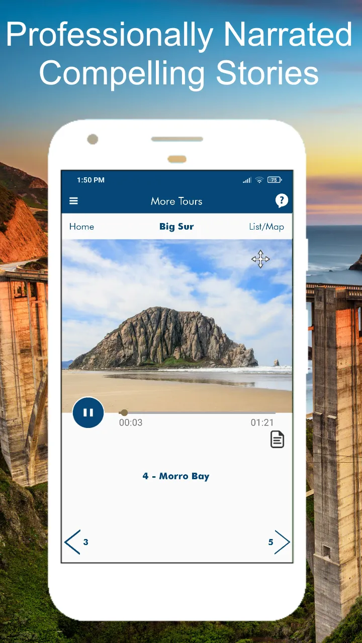 Big Sur GPS Audio Driving Tour | Indus Appstore | Screenshot