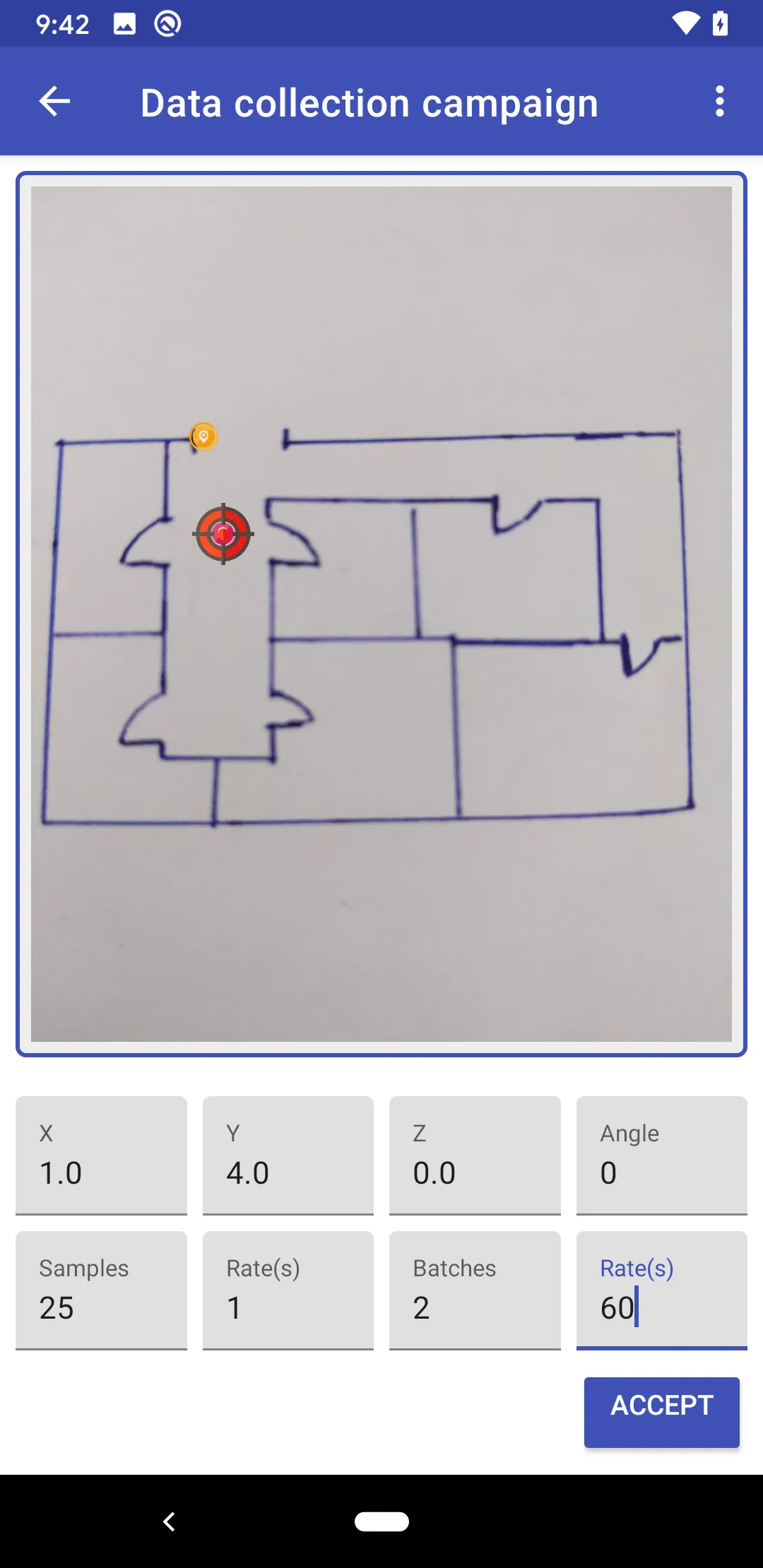 Fingerprinting Map Builder | Indus Appstore | Screenshot