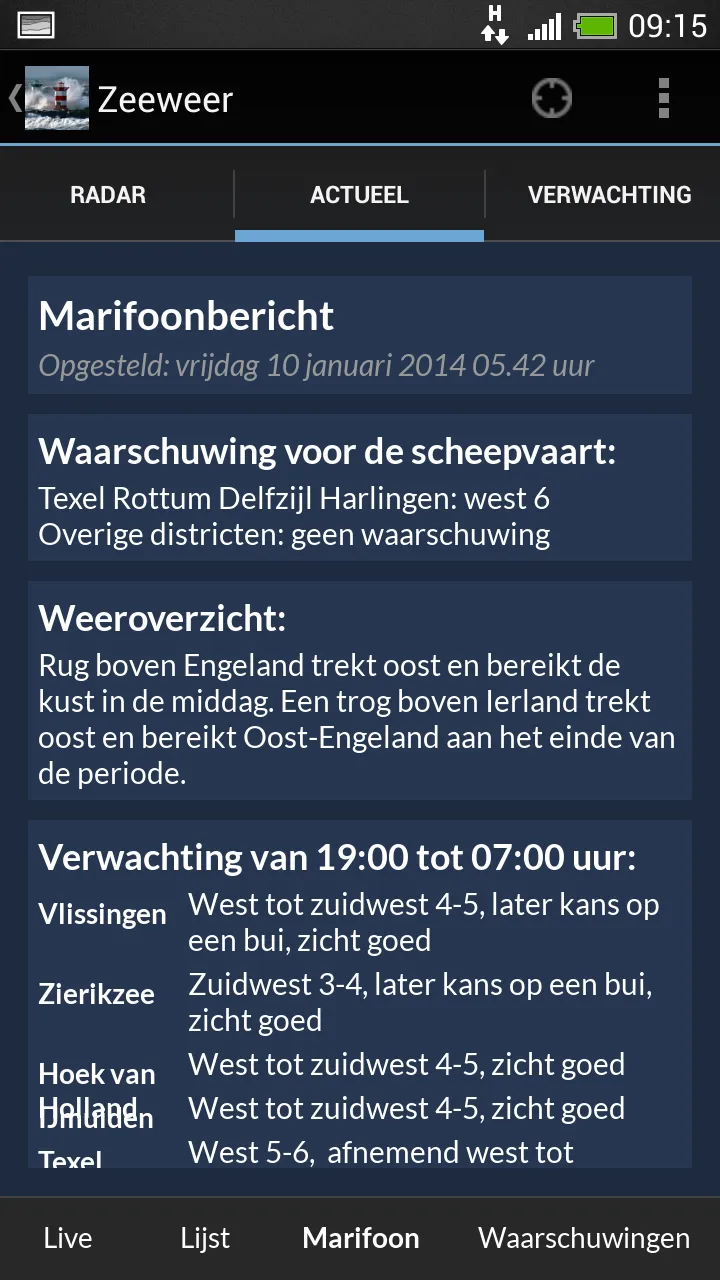 Zeeweer - Maritieme app | Indus Appstore | Screenshot