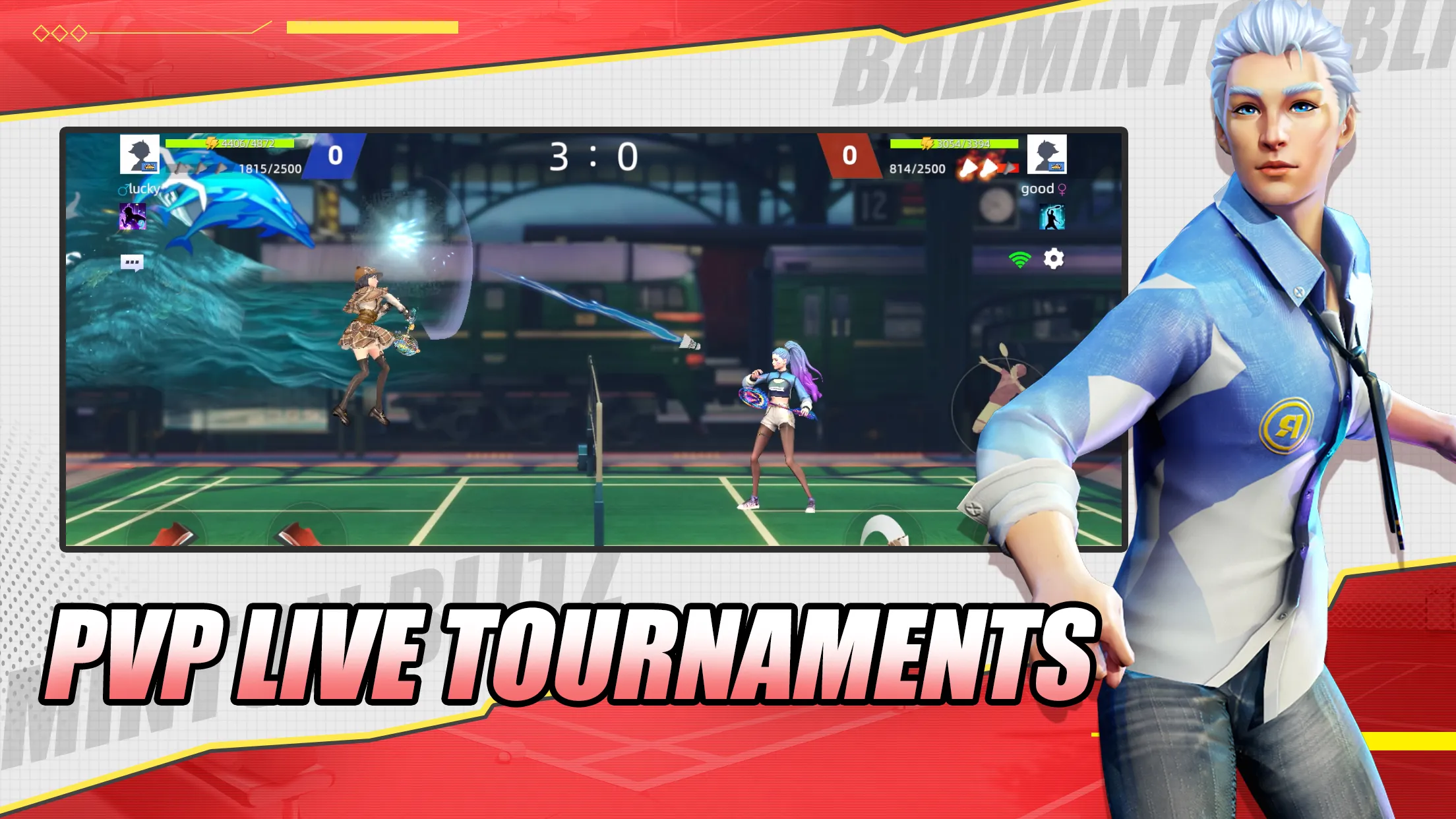 Badminton Blitz - PVP online | Indus Appstore | Screenshot