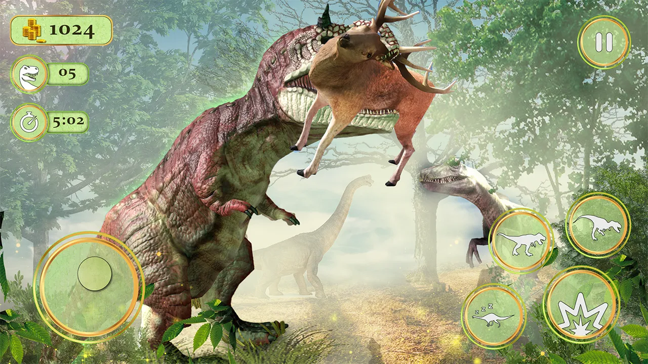 Jungle Dinosaur Simulator | Indus Appstore | Screenshot