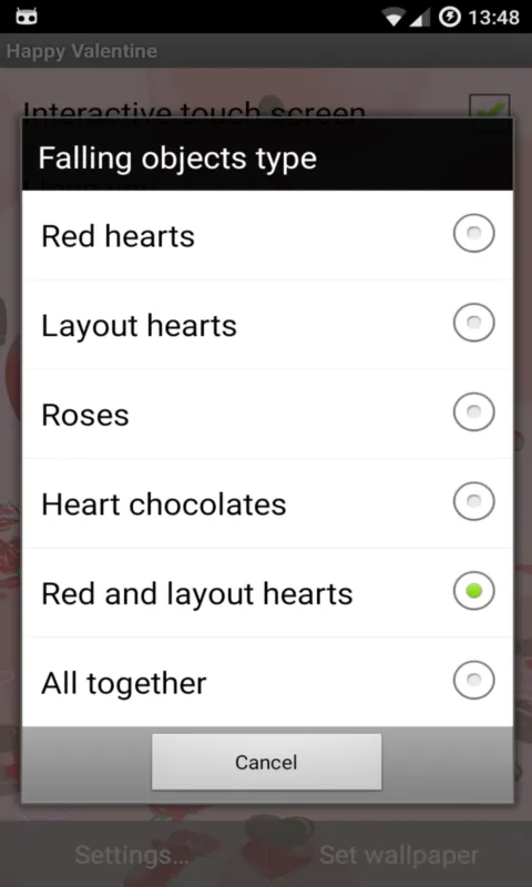 Happy Valentine LWP | Indus Appstore | Screenshot