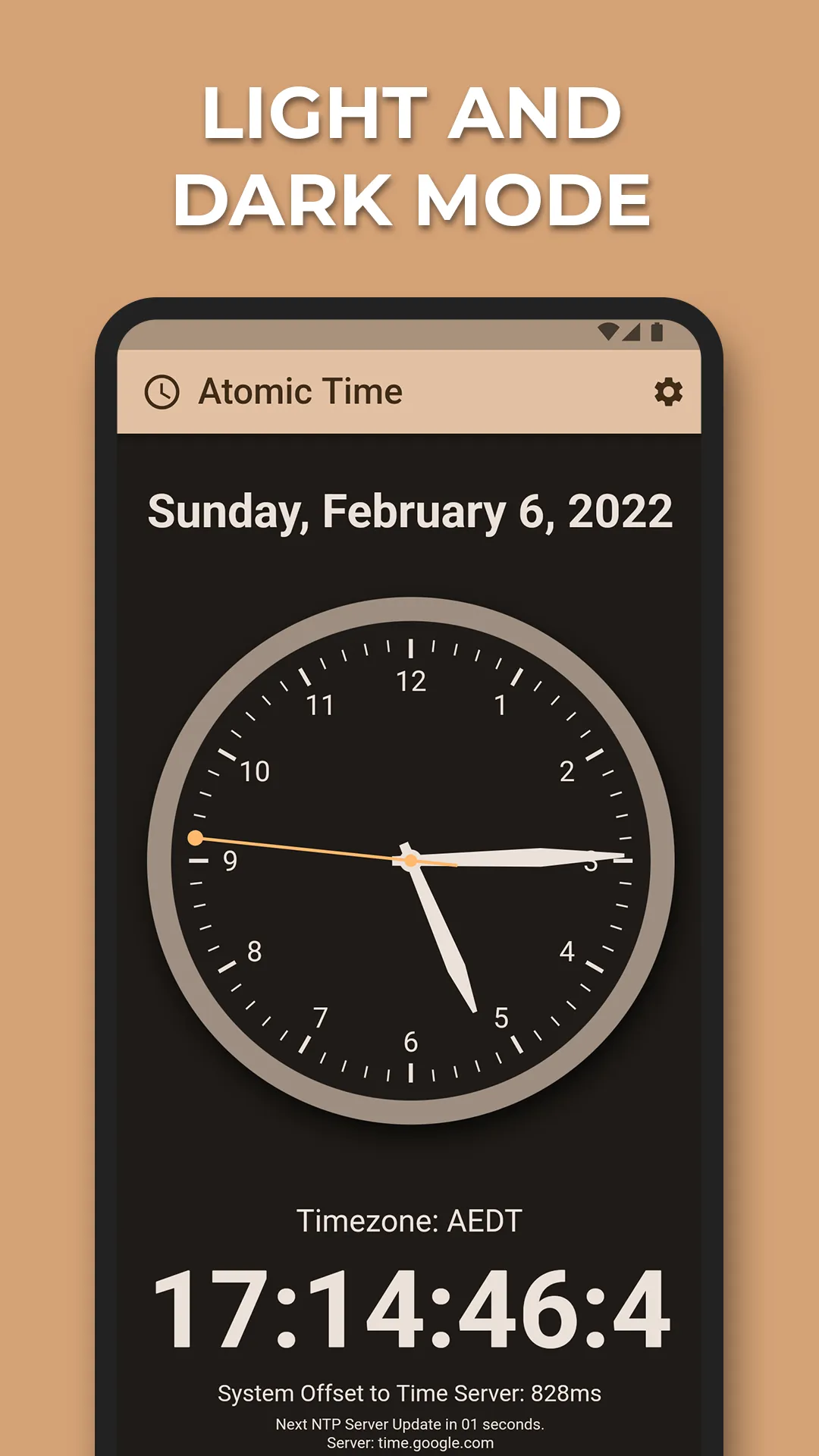 Atomic Time - NTP Clock Sync | Indus Appstore | Screenshot