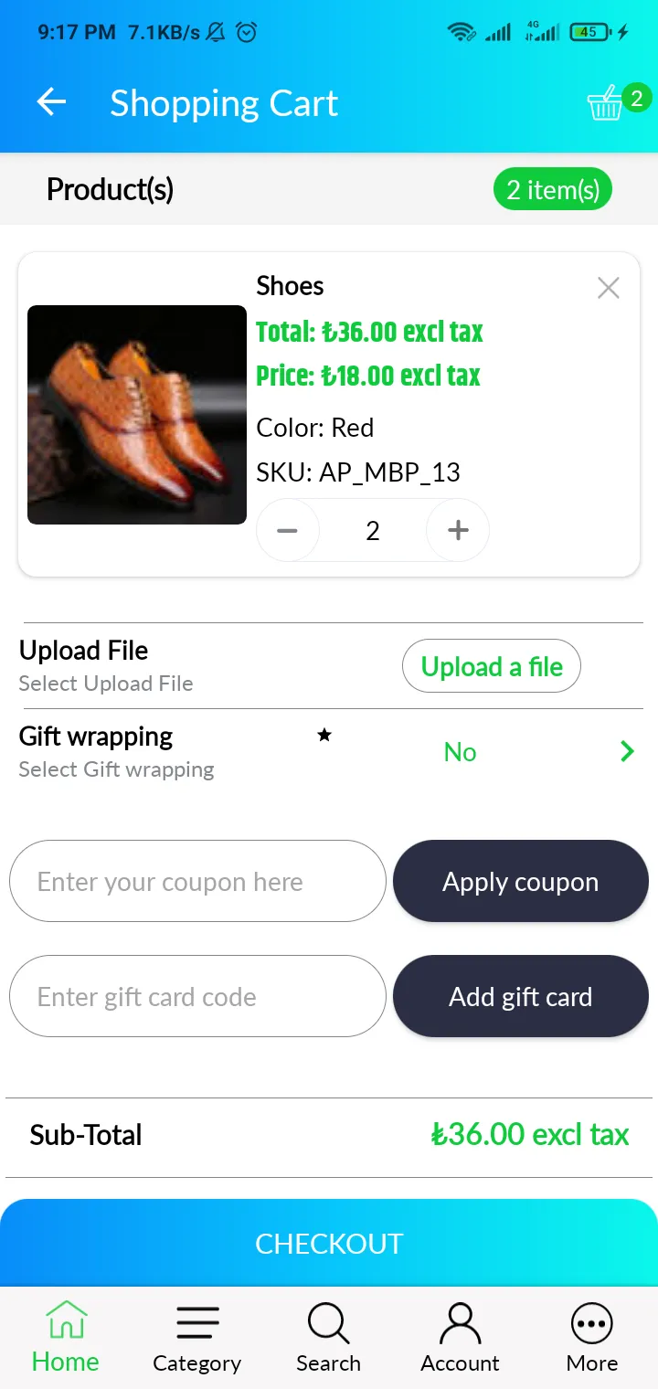 Native app for NopCommerce | Indus Appstore | Screenshot