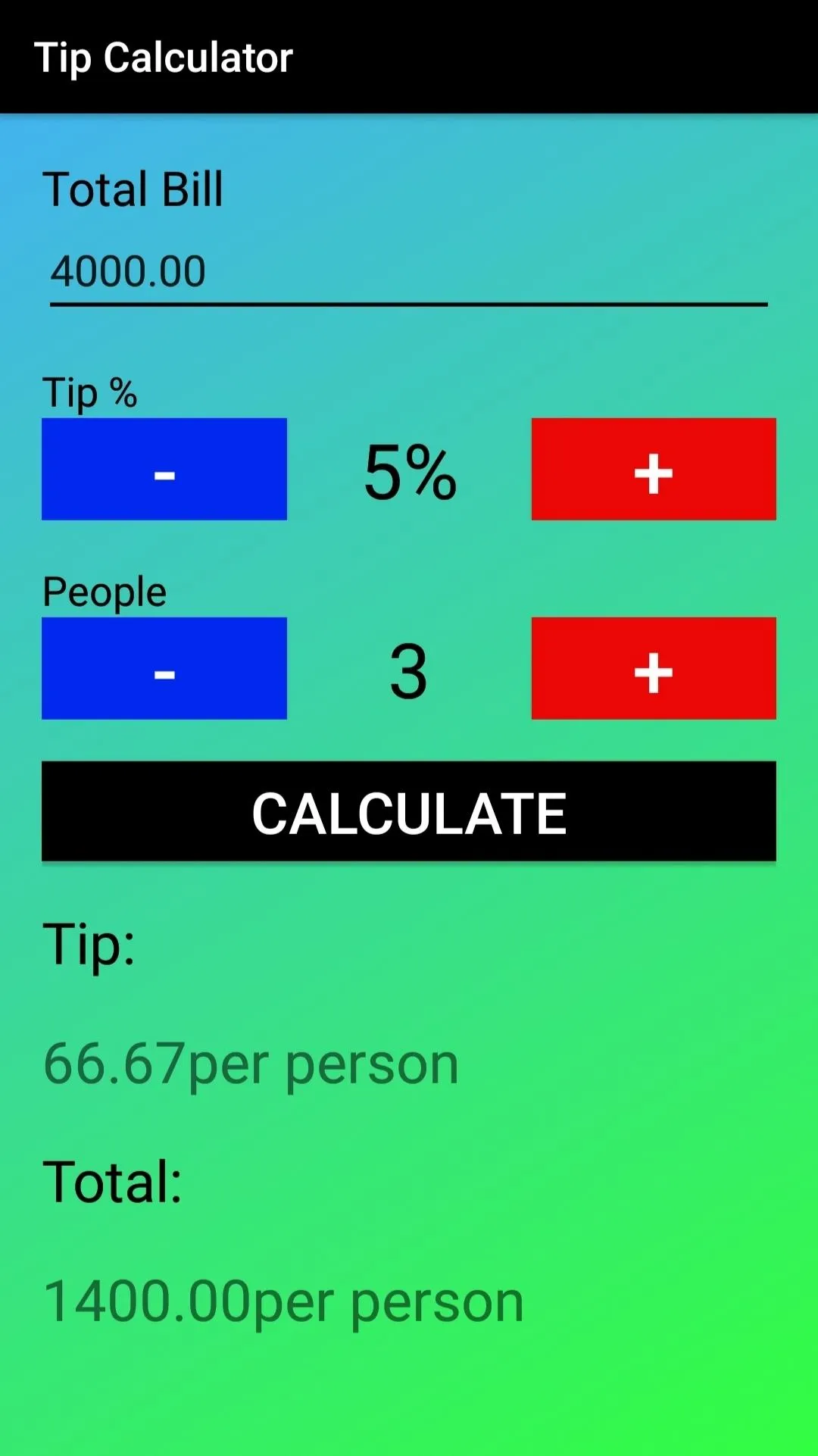 Tip Calculator | Indus Appstore | Screenshot