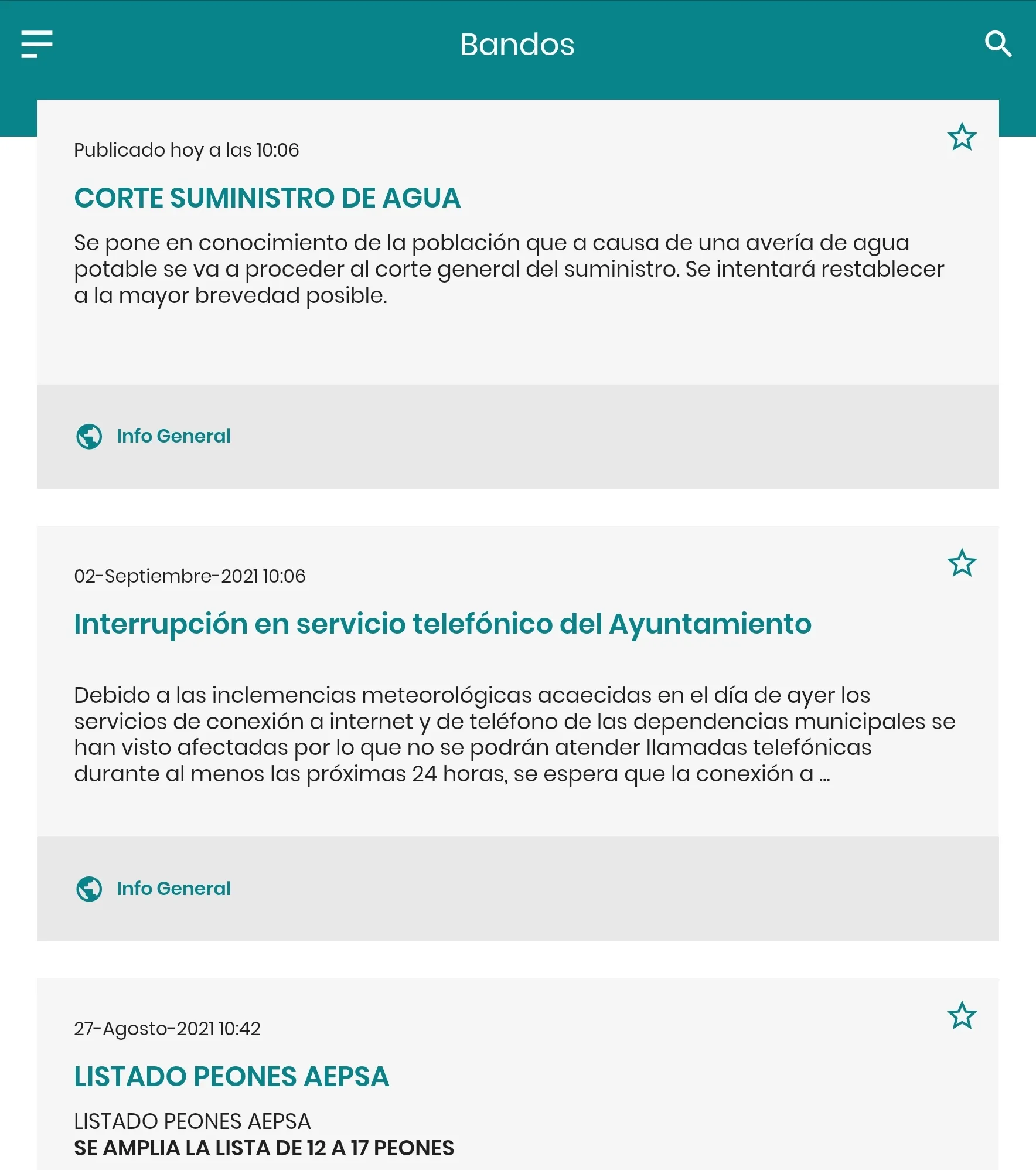 Trasierra Informa | Indus Appstore | Screenshot