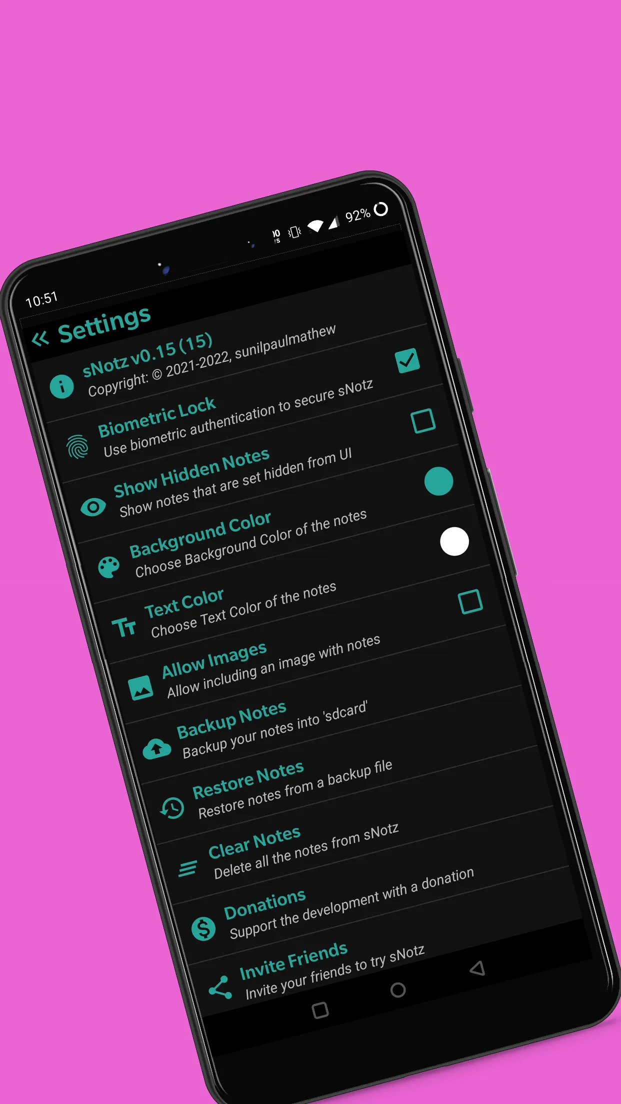 sNotz: Notes & Checklists | Indus Appstore | Screenshot