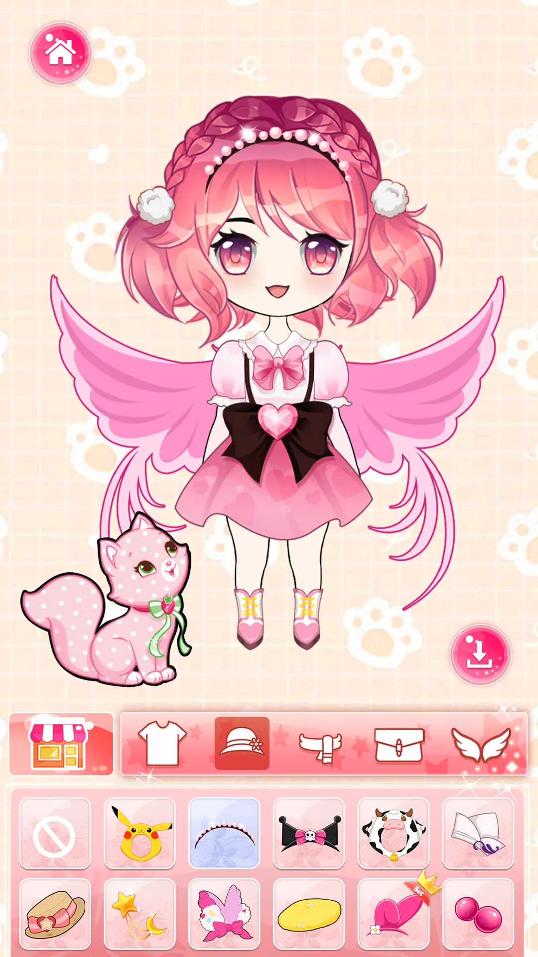 Chibi Doll: Dress up girl game | Indus Appstore | Screenshot