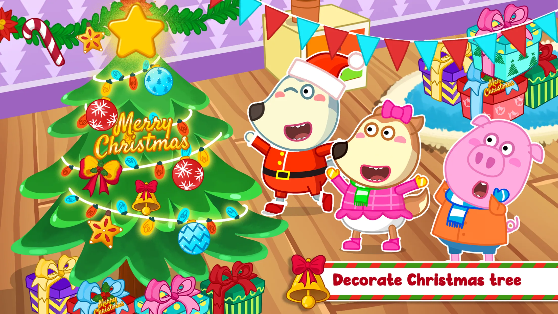 Wolfoo's Christmas Decoration | Indus Appstore | Screenshot