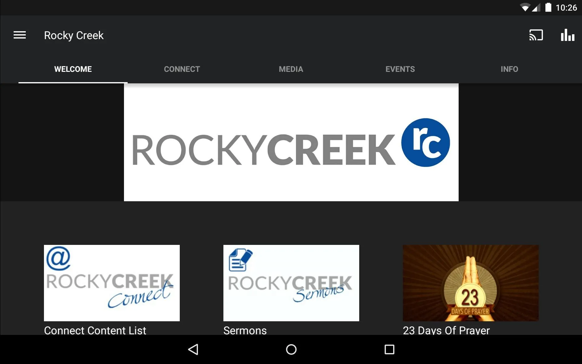 Rocky Creek Church | Indus Appstore | Screenshot