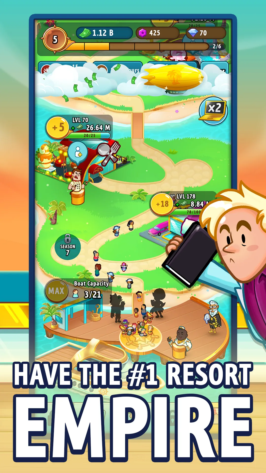 Vacation Tycoon | Indus Appstore | Screenshot