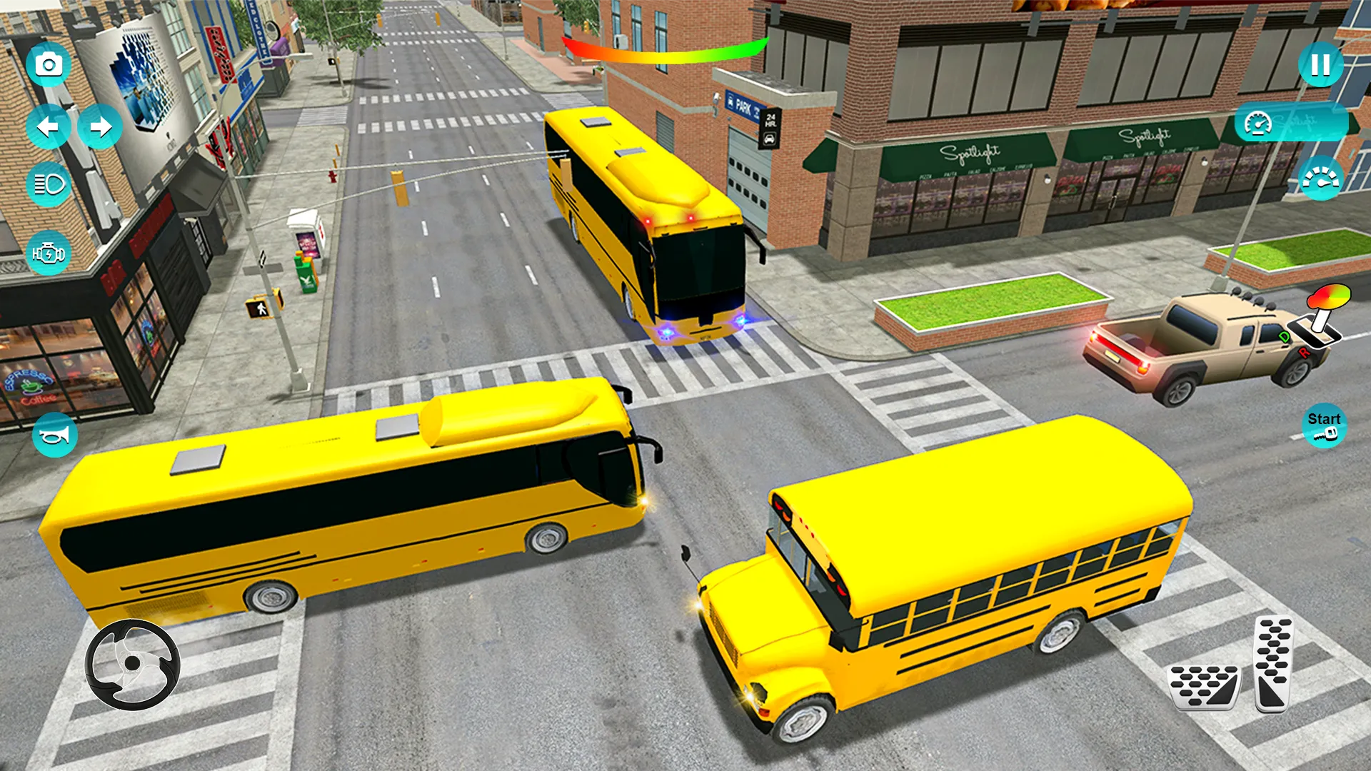 Coach School bus driving game | Indus Appstore | Screenshot