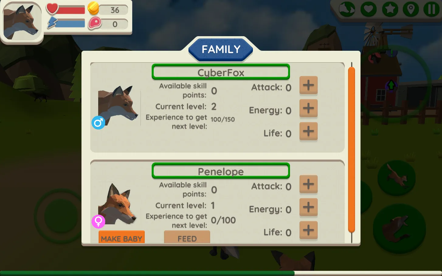 Fox Family - Animal Simulator | Indus Appstore | Screenshot