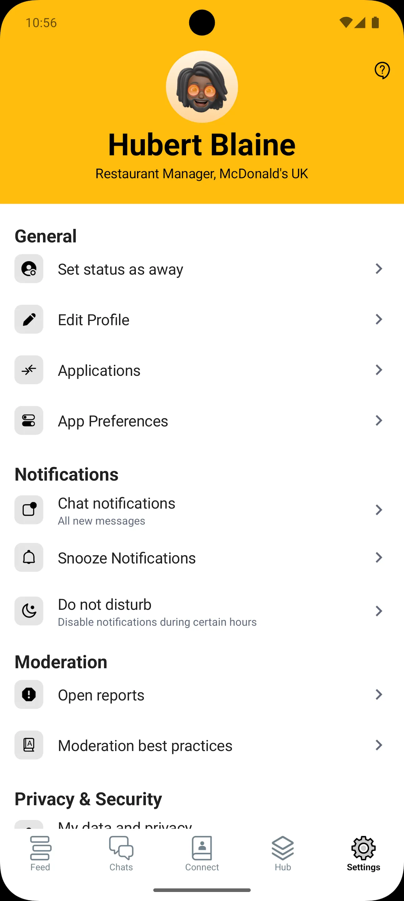 McD Connect | Indus Appstore | Screenshot