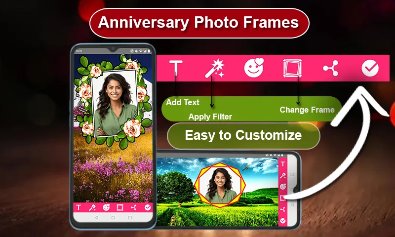 Wedding Anniversary Frames | Indus Appstore | Screenshot