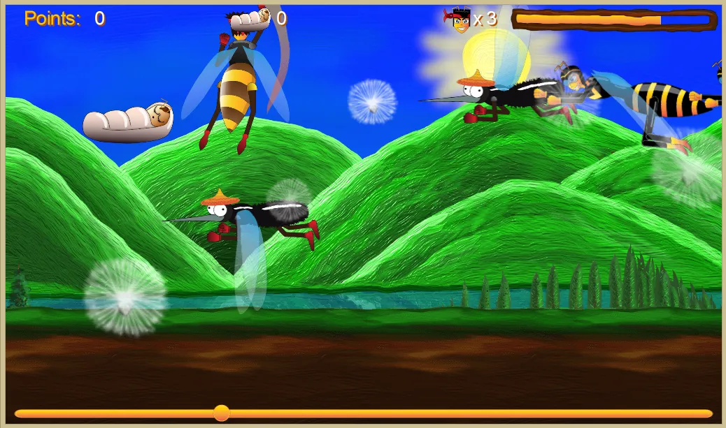 Justin the Bee: Ninja Runner | Indus Appstore | Screenshot