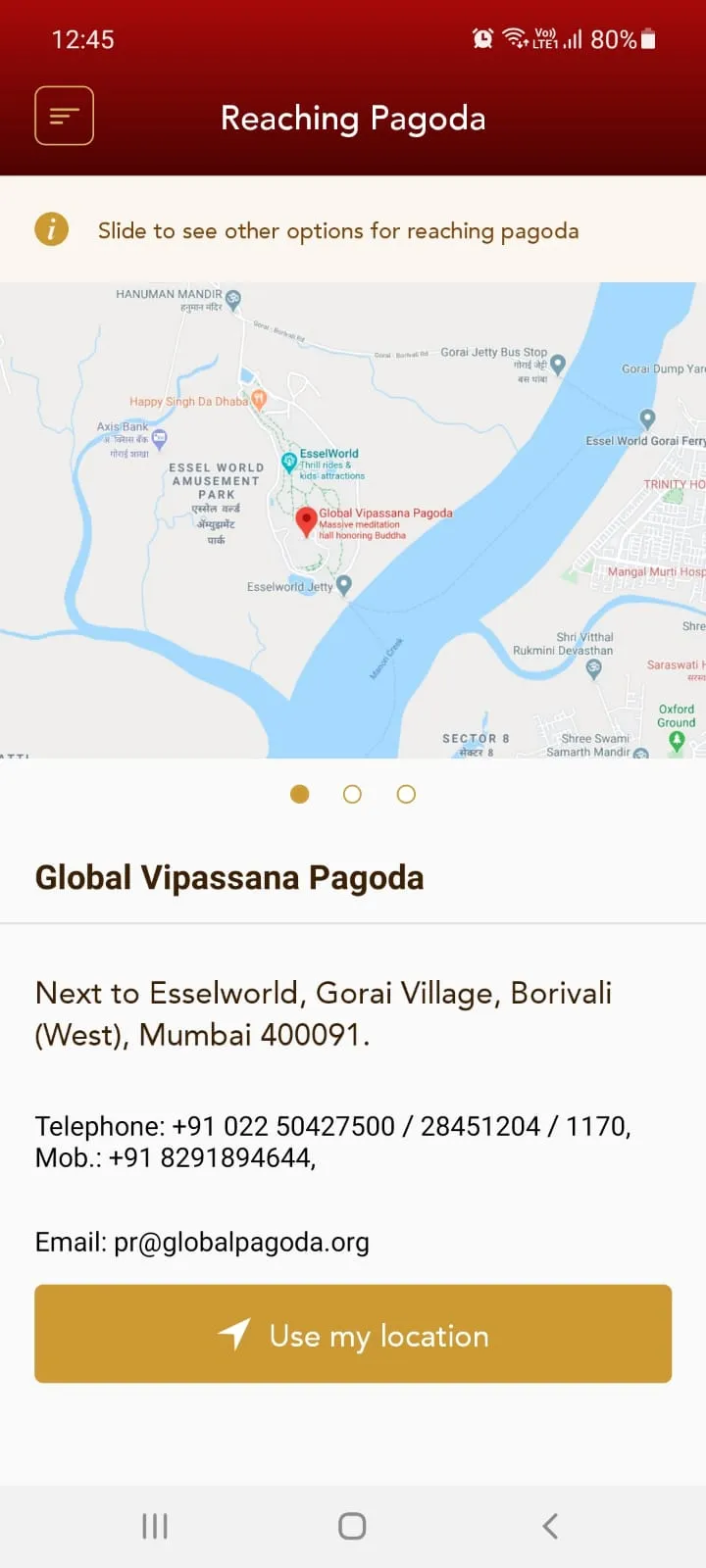 Global Vipassana Pagoda | Indus Appstore | Screenshot