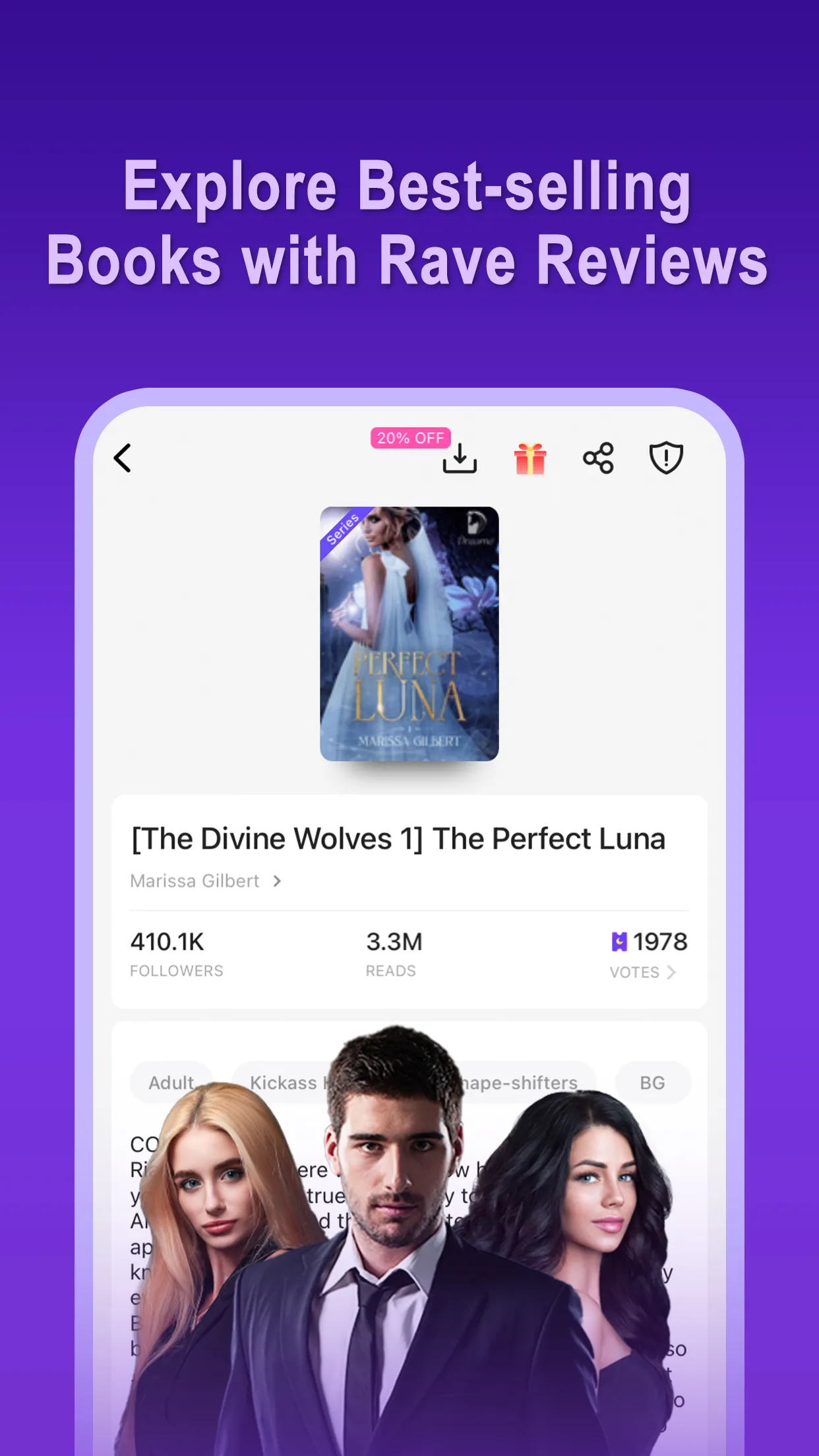 Dreame-Read Romance Stories | Indus Appstore | Screenshot