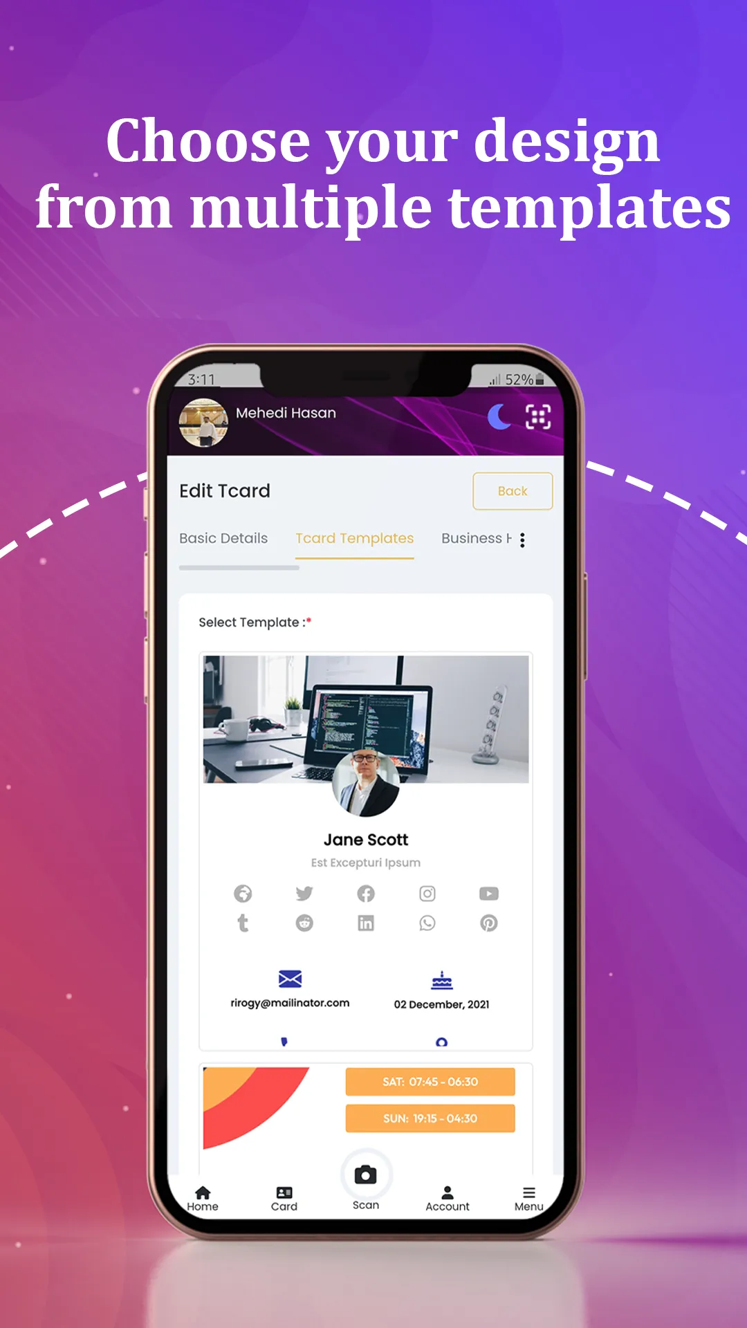 Tcard - Digital Business Card | Indus Appstore | Screenshot