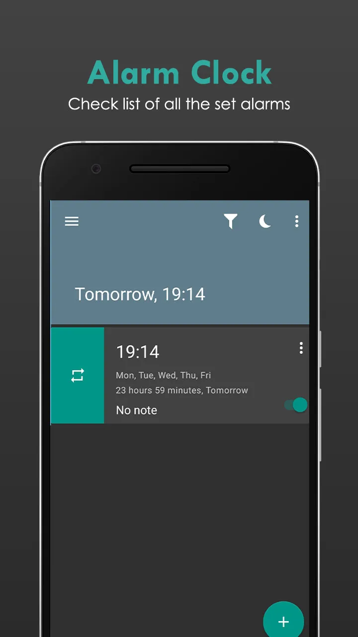 Digital Alarm Clock for Heavy  | Indus Appstore | Screenshot